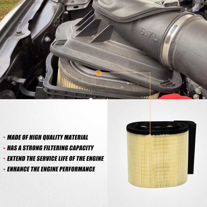 DURAFORCE FOR 2017-2019 FORD 6.7L V8 TURBO DIESEL AIR & FUEL FILTER KIT - FD4625 & FA1927