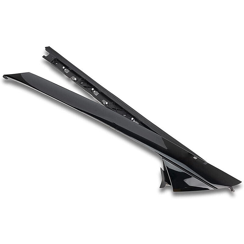DURAFORCE Windshield Outer Inner Trim Pillar Molding Right Side For 11-19 Ford Explorer