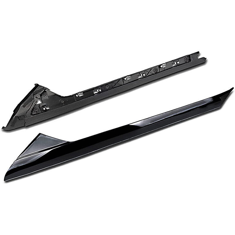 DURAFORCE Windshield Outer Inner Trim Pillar Molding Right Side For 11-19 Ford Explorer