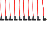 DURAFORCE Red 10.5mm Spark Plug Wire Set for 1969-1995 Ford Mustang F-150 V8 5.0L 5.8L New