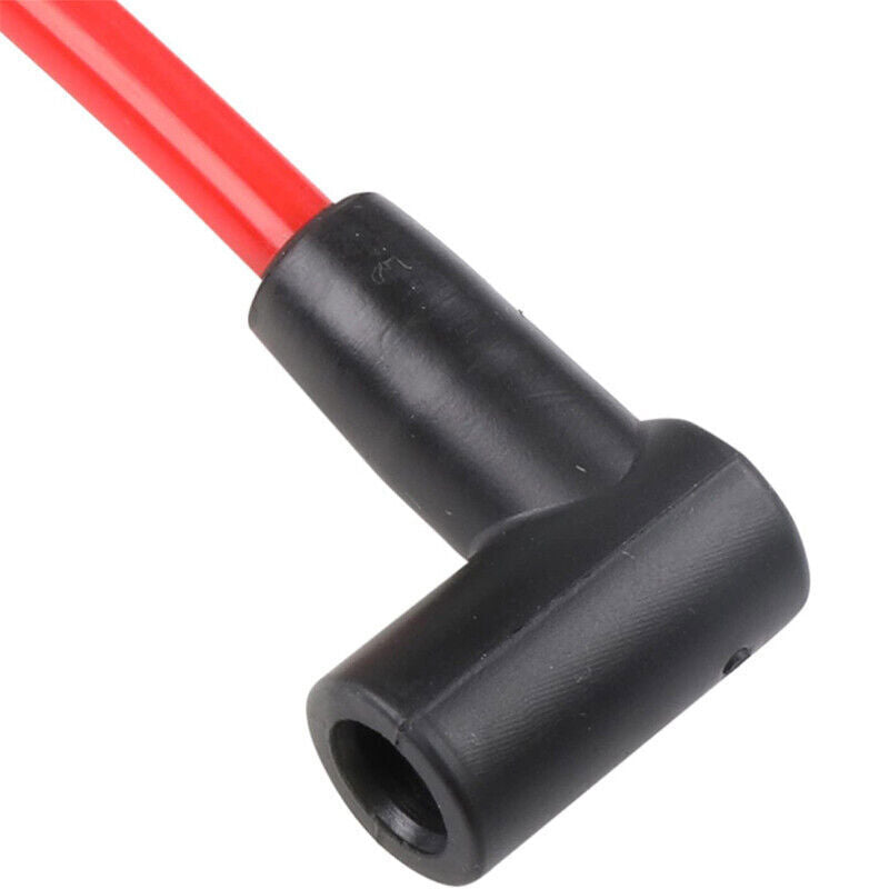 DURAFORCE 10Pcs Racing Spark Plug Wires 10.5mm M12259C301 For Ford 5.0L 5.8L SB SBF 302