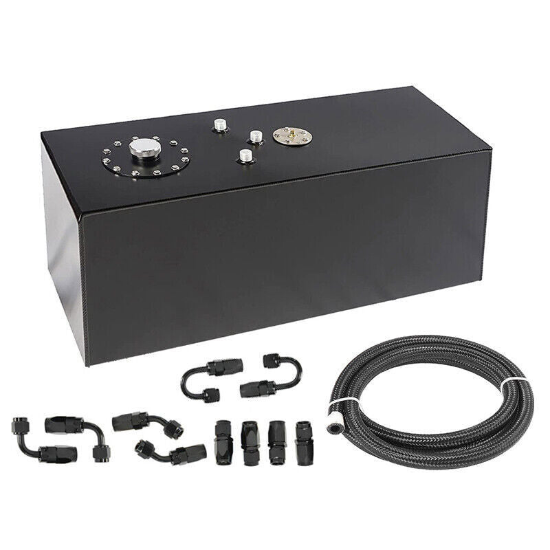 DURAFORCE 19 Gallon Fuel Tank Aluminum Race Fuel Cell Gas Tank w/ Cap & Level Sender