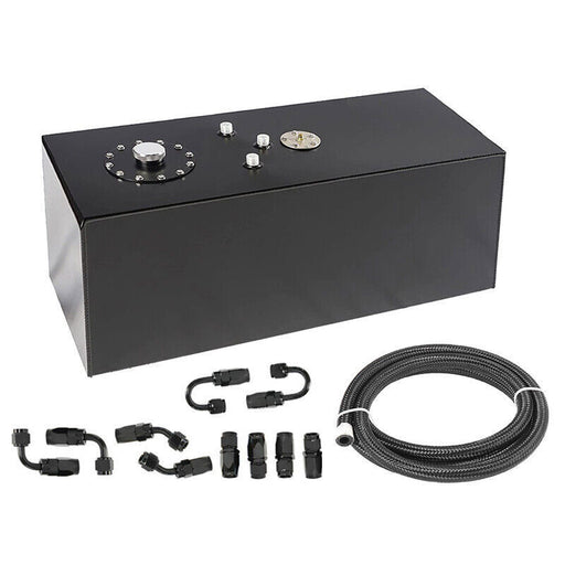 DURAFORCE 19 Gallon Fuel Tank Aluminum Race Fuel Cell Gas Tank w/ Cap & Level Sender