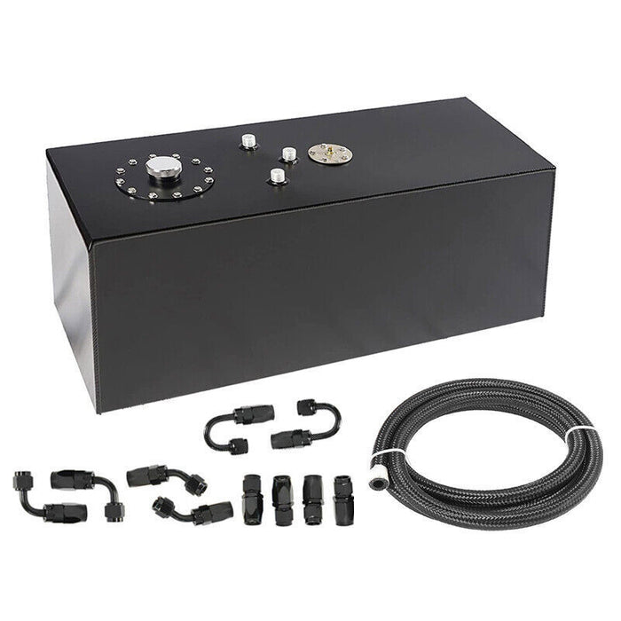 DURAFORCE 19 Gallon Fuel Tank Aluminum Race Fuel Cell Gas Tank w/ Cap & Level Sender