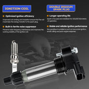 DURAFORCE 6x Ignition Coil & Iridium Spark Plug Packs For Cadillac GMC Chevy Buick UF569