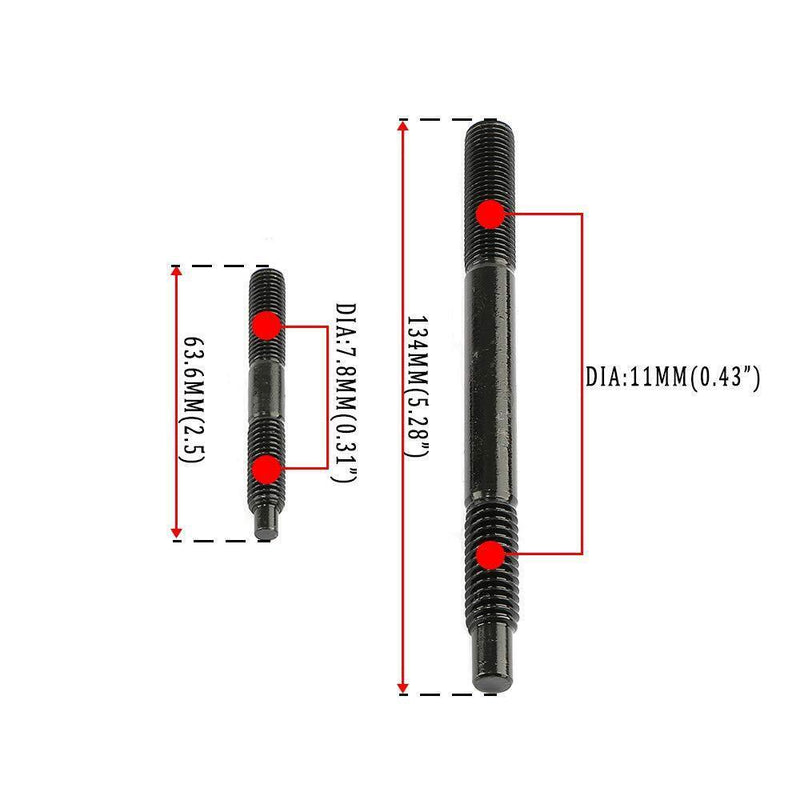 DURAFORCE Head Studs Bolts Kit For 2004-2020 Chevy GM 4.8L 5.3L 5.7L 6.0L 6.2L 7.0L