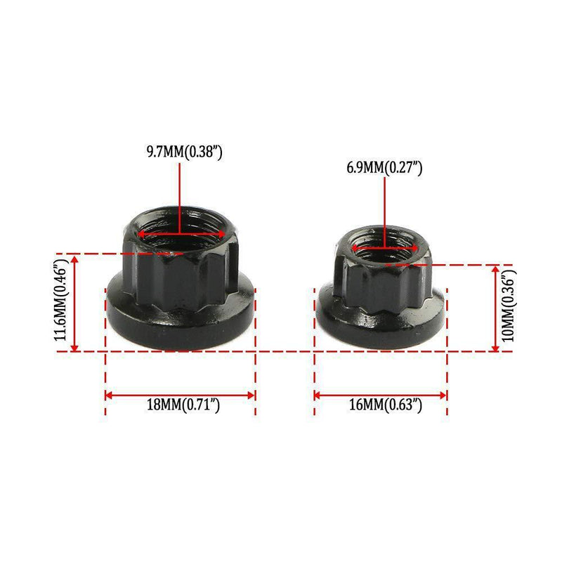 DURAFORCE Head Studs Bolts Kit For 2004-2020 Chevy GM 4.8L 5.3L 5.7L 6.0L 6.2L 7.0L