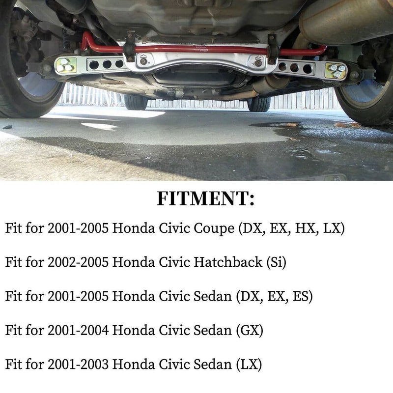 DURAFORCE Rear Lower Control Arm Aluminum For 2001-2005 Honda Civic ES EP3 EM DX US STOCK