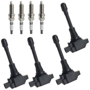 DURAFORCE Ignition Coils & Spark Plugs for 2009 Nissan Sentra L4 2.0L California UF549