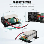 DURAFORCE RV Power Converter DC Main Board Assembly Unit for WF-8900-AD Series & Parallax