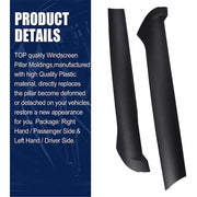DURAFORCE FOR LAND ROVER DISCOVERY 2 1999-2004 2003 PAIR WINDSCREEN PILLAR MOLDINGS TRIM