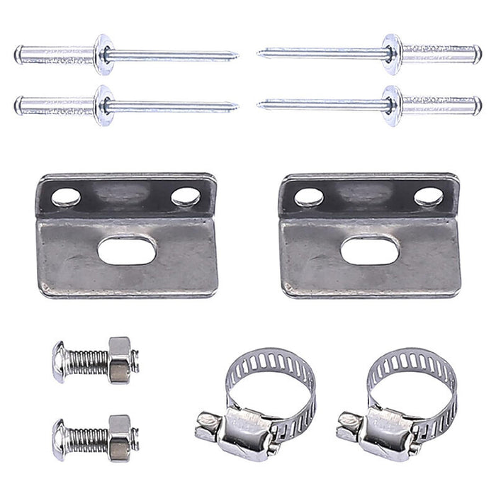 DURAFORCE 3"x10" Universal Radiator Overflow Tank Steel Coolant Overflow Tank 32 OZ