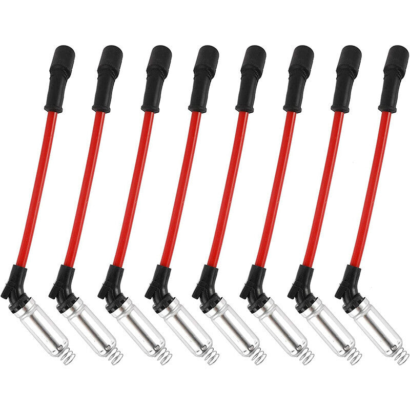DURAFORCE 8x Engine Spark Plug Wires For CHEVY GMC 1999-2006 4.8 5.3 6.0L