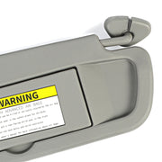 DURAFORCE Passenger Side RH Sun Visor For Honda Civic 2006 2007 2008 2009 2010 2011 Grey