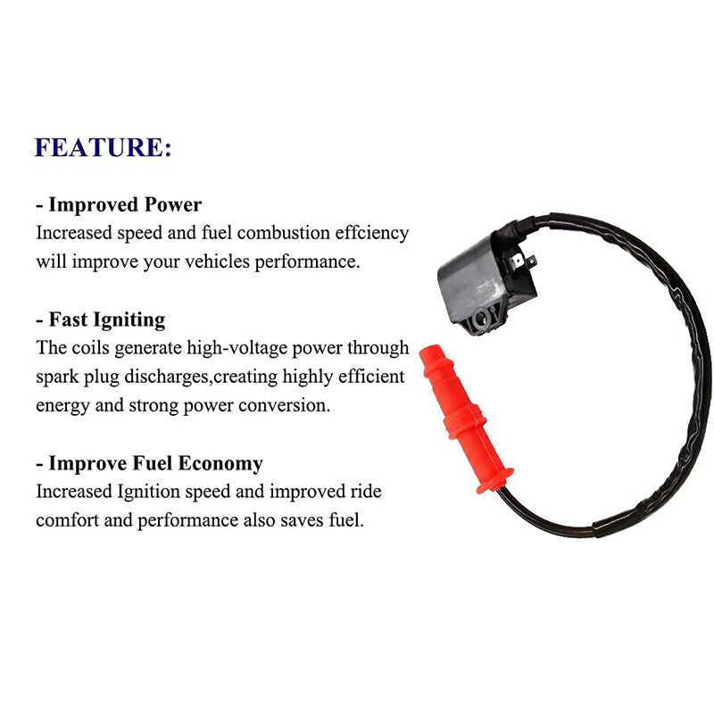 DURAFORCE Ignition Coil 3089239 for Polaris Ranger 400 500 Sportsman 400 450 500 4X4 HO
