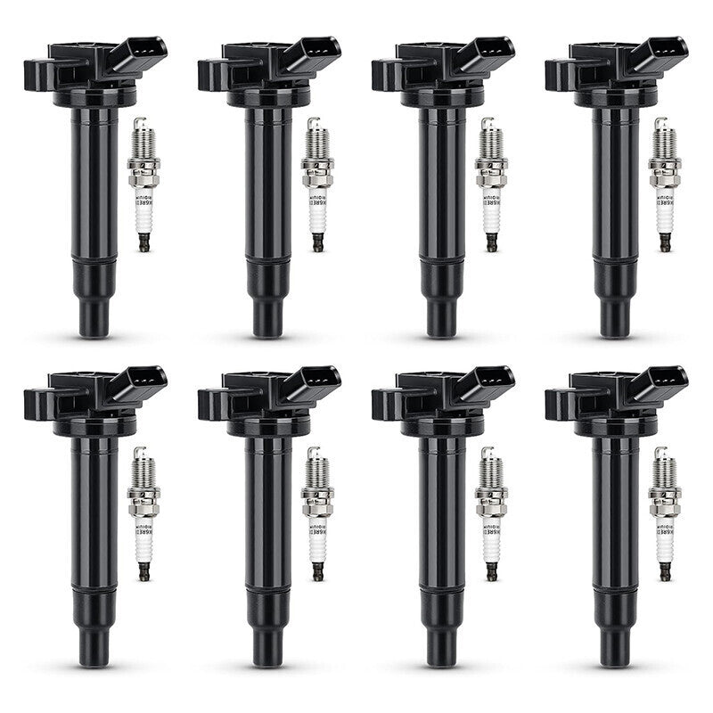 DURAFORCE 8X Ignition Coil+Iridium Spark Plug Pack for Toyota Tundra Sequoia 4.7L V8 UF230