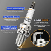 DURAFORCE 8X Ignition Coil+Iridium Spark Plug Pack for Toyota Tundra Sequoia 4.7L V8 UF230