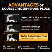 DURAFORCE 8X Ignition Coil+Iridium Spark Plug Pack for Toyota Tundra Sequoia 4.7L V8 UF230