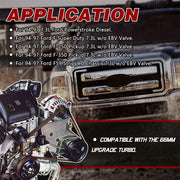 DURAFORCE Non EBPV Turbo Pedestal & Housing For 1994 1995 1996 1997 Powerstroke Diesel 7.3