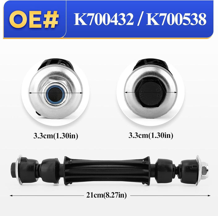 DURAFORCE 2x Front Sway Bar Link for Chevy Silverado Sierra 1500 2007-2016 Tahoe GMC Yukon