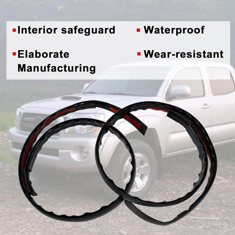 DURAFORCE Roof Drip Molding Left & Right For Toyota Vehicle Tacoma Double Cab 05-15
