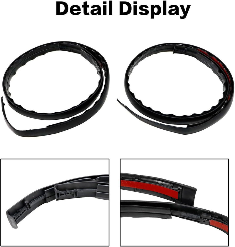 DURAFORCE Roof Drip Molding Left & Right For Toyota Vehicle Tacoma Double Cab 05-15