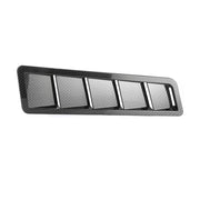 DURAFORCE 1 Pair Car Bonnet Louver Hood Air Vent Grille Panel Scoop Carbon Fiber Universal