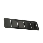 DURAFORCE 1 Pair Car Bonnet Louver Hood Air Vent Grille Panel Scoop Carbon Fiber Universal