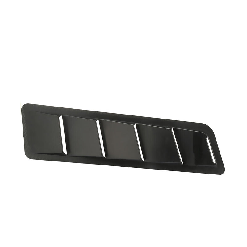 DURAFORCE 1 Pair Car Bonnet Louver Hood Air Vent Grille Panel Scoop Carbon Fiber Universal