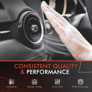 DURAFORCE A/C Compressor Fit for Sanden 508 Style 8-Groove Serpentine Belt HC5004C Sliver