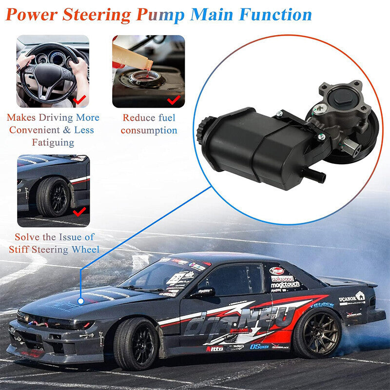 DURAFORCE Power Steering Pump w/ Pulley & Reservoir for Dodge Ram 1500 Durango Chrysler