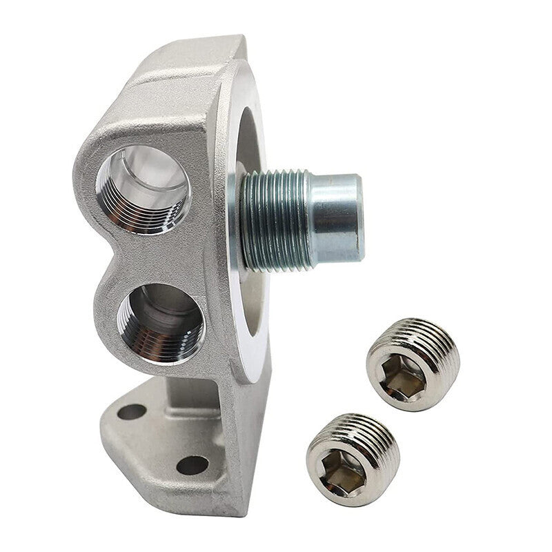 DURAFORCE 24770 Diesel Fuel Filter Remote Mount Base Fit For CAT 1R-0749 1R-0750 US
