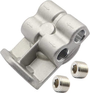 DURAFORCE 24770 Diesel Fuel Filter Remote Mount Base Fit For CAT 1R-0749 1R-0750 US