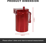 DURAFORCE Oil Catch Can Oil Separator Fit for 11-21 Ford F150 5.0L & Raptor 2.7L 3.5L