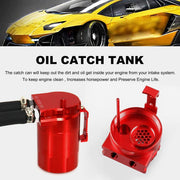 DURAFORCE Oil Catch Can Oil Separator Fit for 11-21 Ford F150 5.0L & Raptor 2.7L 3.5L
