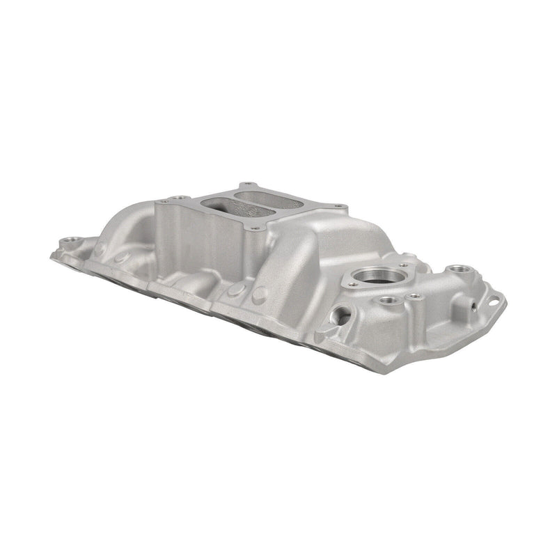 DURAFORCE Aluminum Dual Plane Intake Manifold Fit for Chevy 350 1955-1995 Small Block