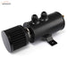 DURAFORCE Universal Oil Catch Can Kit Reservoir Baffled Tank with Breather Filter Aluminum