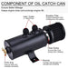 DURAFORCE Universal Oil Catch Can Kit Reservoir Baffled Tank with Breather Filter Aluminum