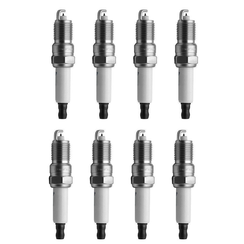 DURAFORCE High Performance 8x Spark Plugs & 8x Wires Set for Chevy GMC 4.8L 5.3L 6.0L V8
