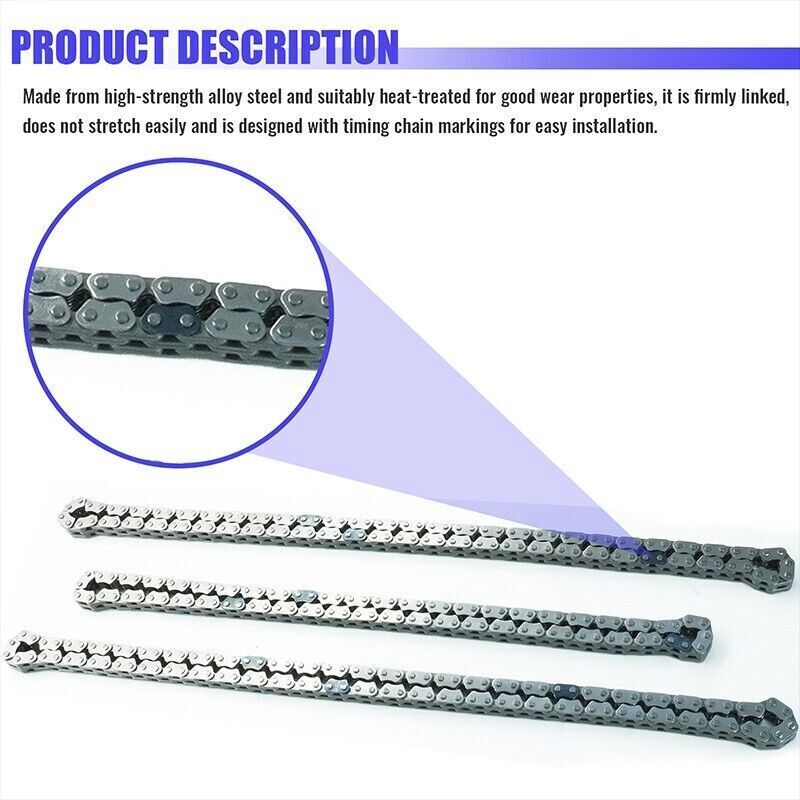 DURAFORCE Complete Kit Timing Chain VVT Cam For GMC Acadia SLT Sport Utility 4-Door 3.6L