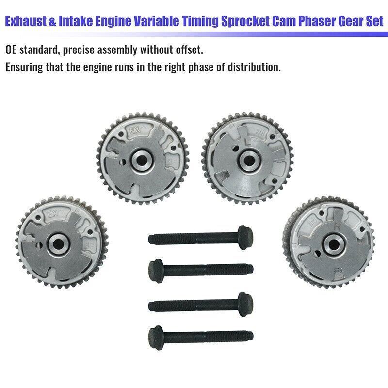 DURAFORCE Complete Kit Timing Chain VVT Cam For GMC Acadia SLT Sport Utility 4-Door 3.6L