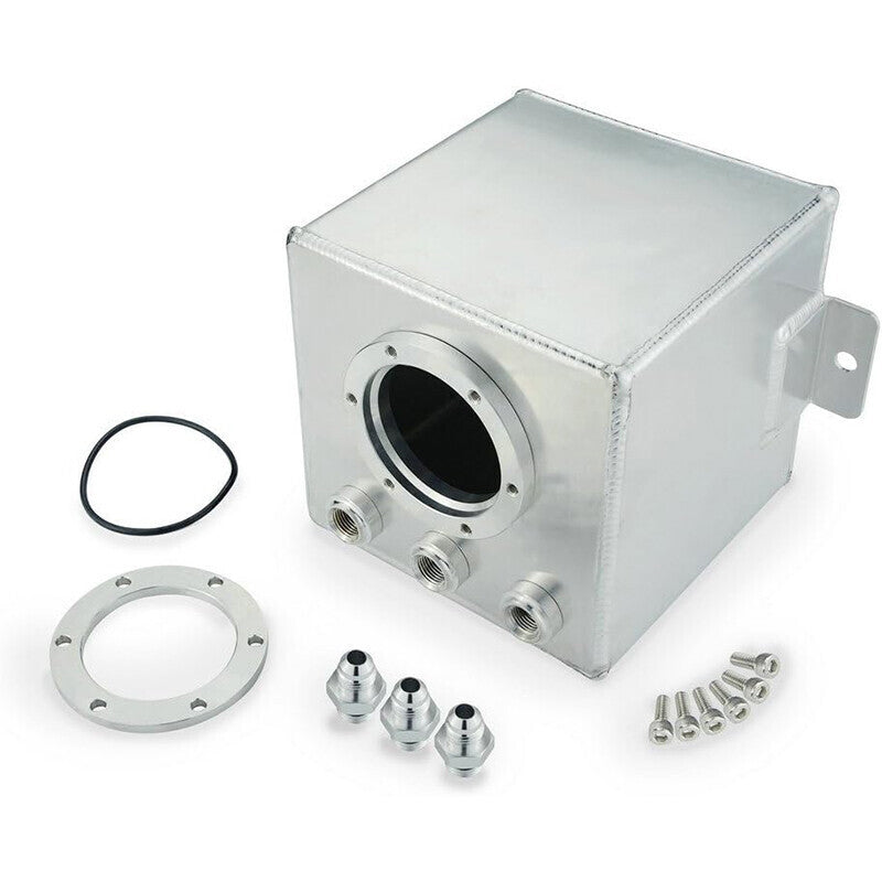 DURAFORCE 2L Car Fuel Swirl Surge Pot Tank Aluminium Alloy Tank for 044 Fuel Pump