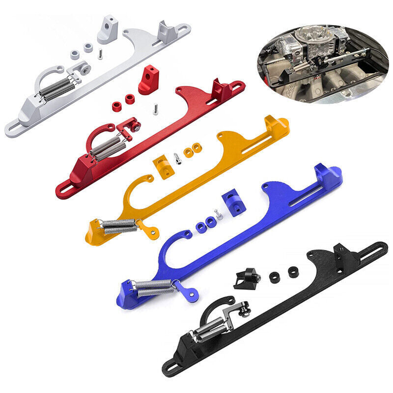 DURAFORCE Aluminum Throttle Cable Carb Bracket Fit For Holley 4150 4160 Carb 350 400 SBC S