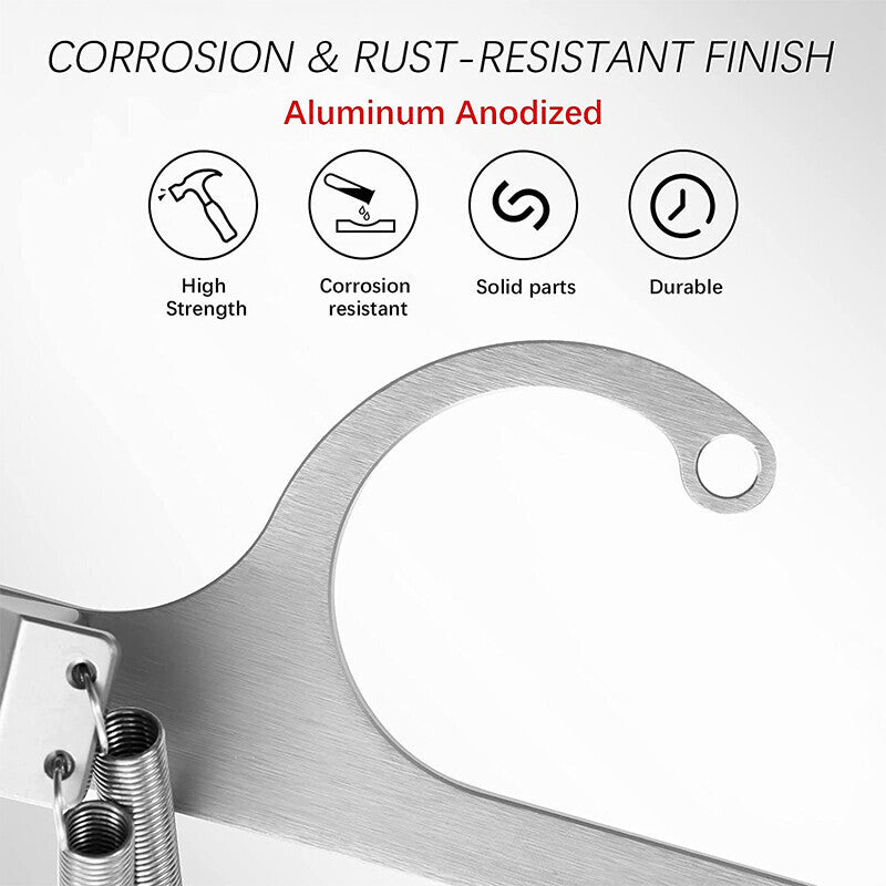 DURAFORCE Aluminum Throttle Cable Carb Bracket Fit For Holley 4150 4160 Carb 350 400 SBC S
