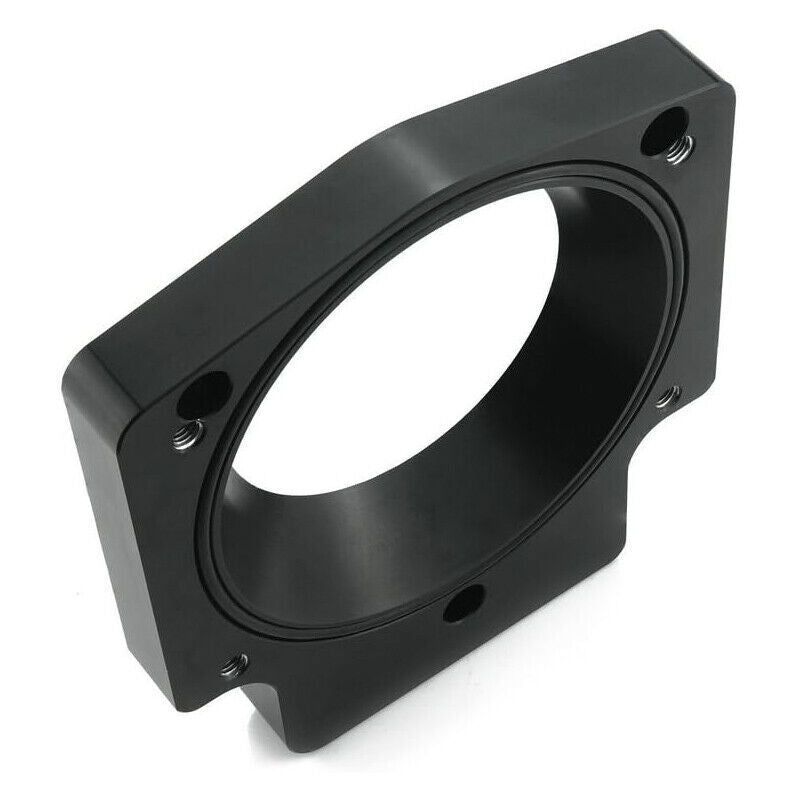 DURAFORCE Black 92mm Throttle Body+TPS IAC Adapter Plate for Chevy GM III LSX LS LS1 LS2