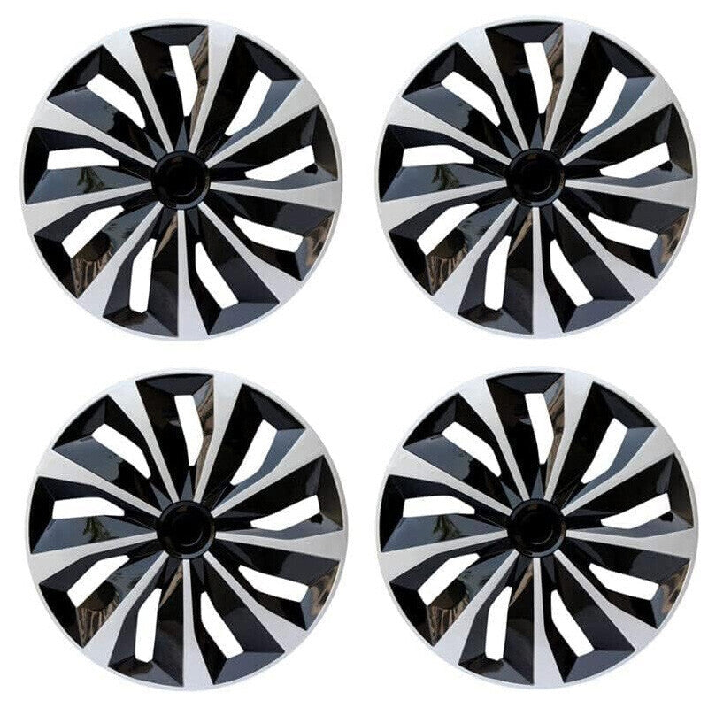 DURAFORCE 4X 16" Inch Wheel Covers Snap On Full Hub Caps Fit for R16 Tire & Steel Rim
