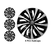 DURAFORCE 4X 16" Inch Wheel Covers Snap On Full Hub Caps Fit for R16 Tire & Steel Rim