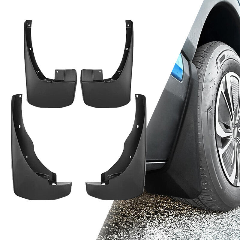DURAFORCE 4x Front & Rear Splash Guards Mud Flaps For Nissan Frontier 2005-2022 Pickup