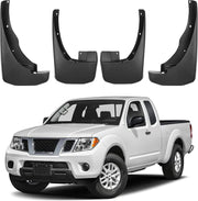 DURAFORCE 4x Front & Rear Splash Guards Mud Flaps For Nissan Frontier 2005-2022 Pickup