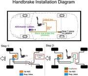 DURAFORCE Racing Hydraulic Handbrake Drift E-Brake Handle Parking Emergency Brake Gear
